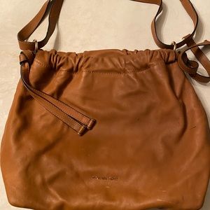 Michael Kors Hobo Handbag Cognac true color